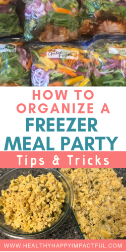 freezer meal party pin