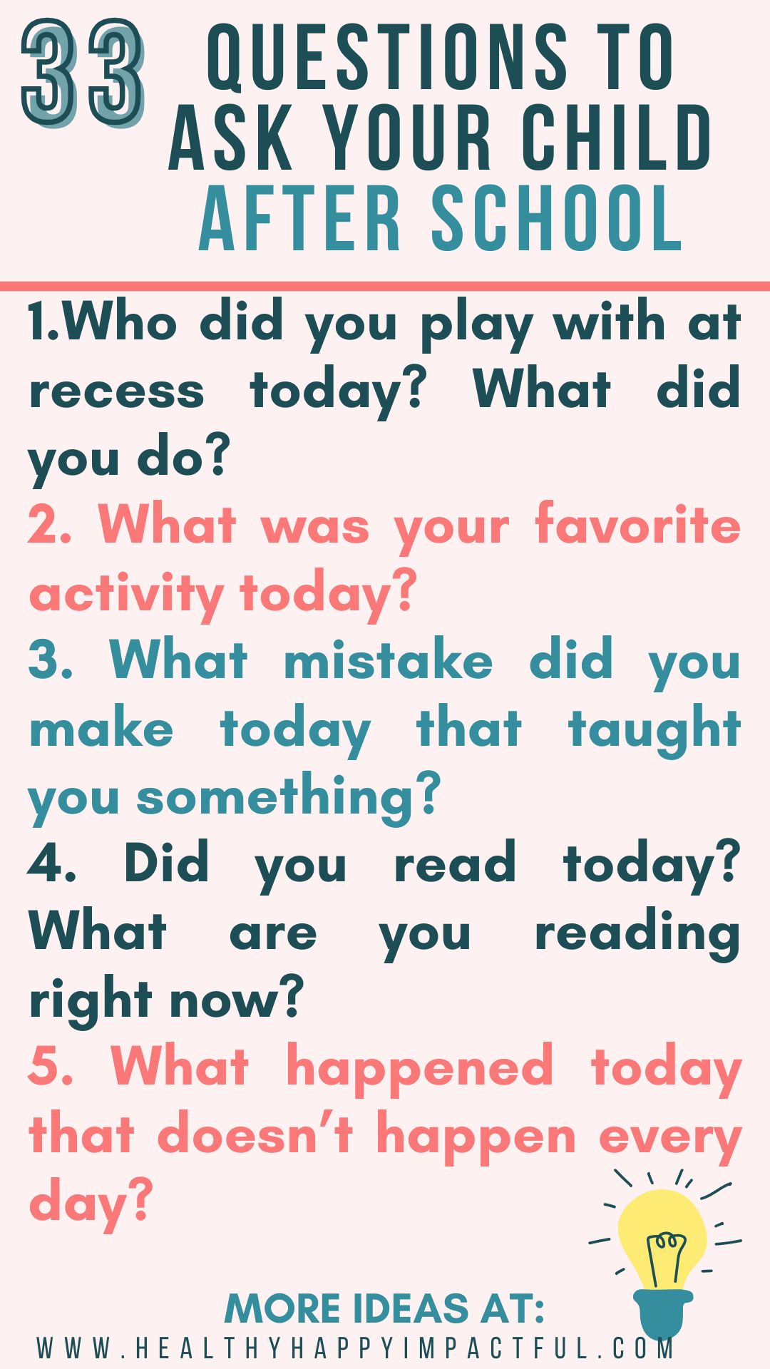 after school questions that get kids talking