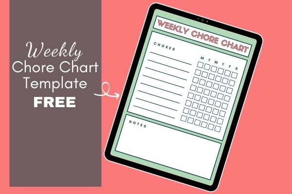 Chores Chart Template from healthyhappyimpactful.com