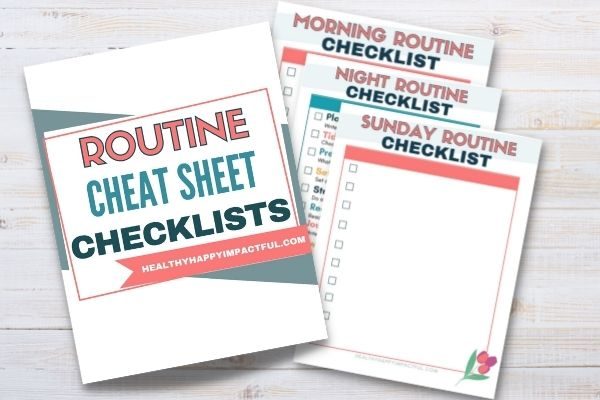 2022 routine cheat sheets printable