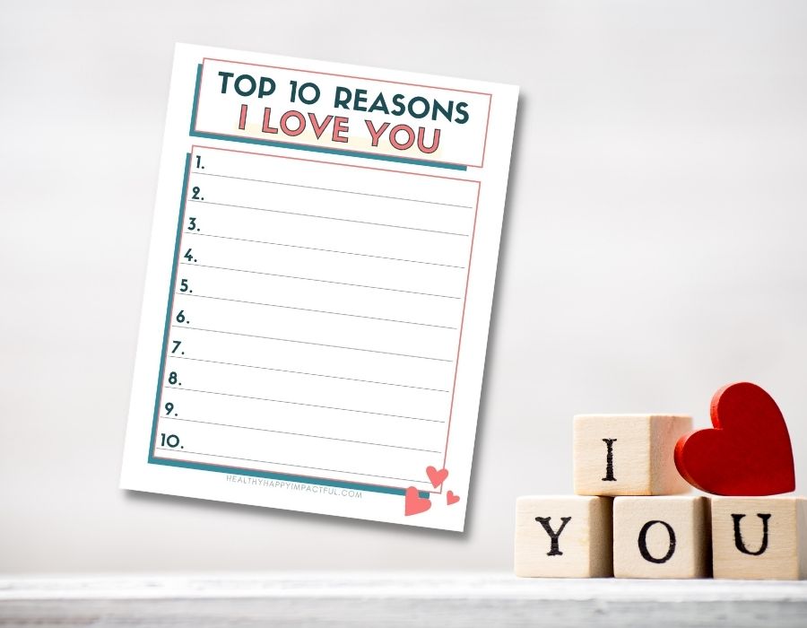 My Love, I Love You Because: What I love about you, MY LOVE – Fill in the  blanks LOVE book (red hearts)