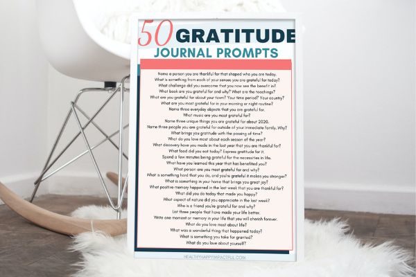 positive daily gratitude journaling prompts with free pdf