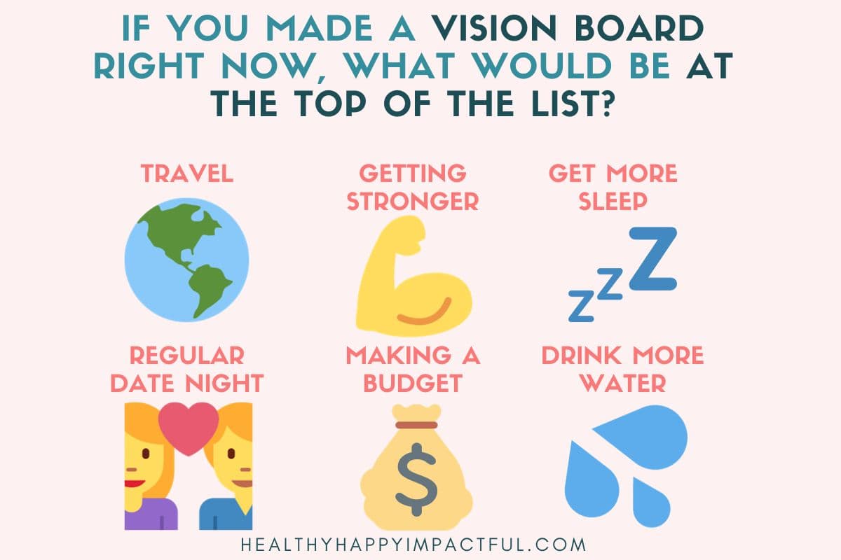 how to make a vision board template, quotes and sayings