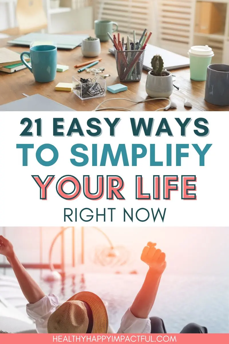 simplify life and home pin