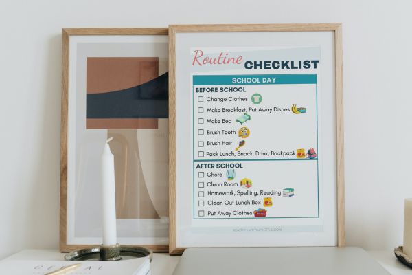 free printable daily schedule template for kids