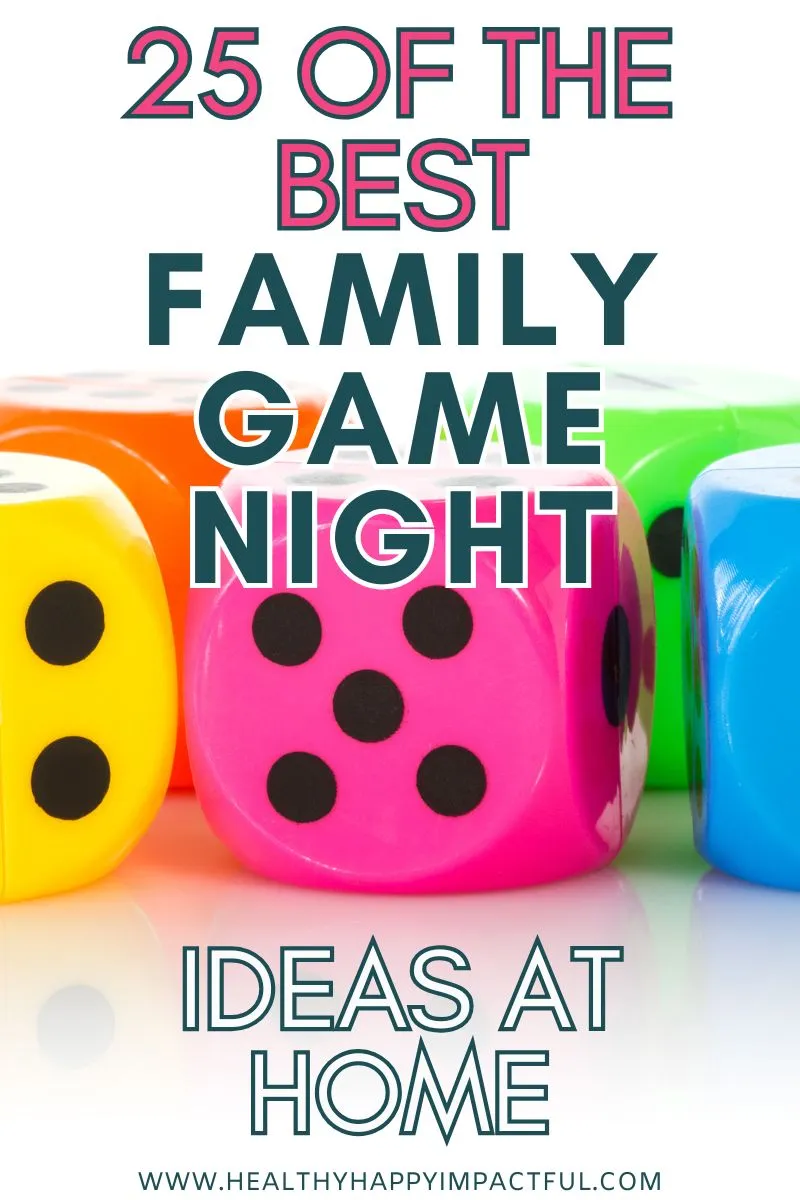 Best family game night games to play at home pin