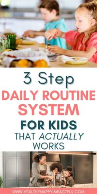 Free Daily Routine Printables For Kids: 3 Steps That Work Like a Charm