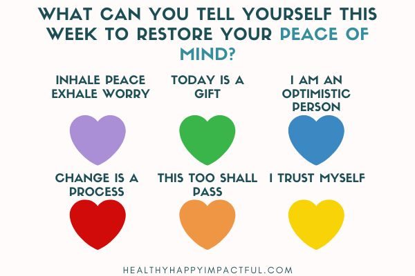 positive mantras affirmations for anxiety hearts