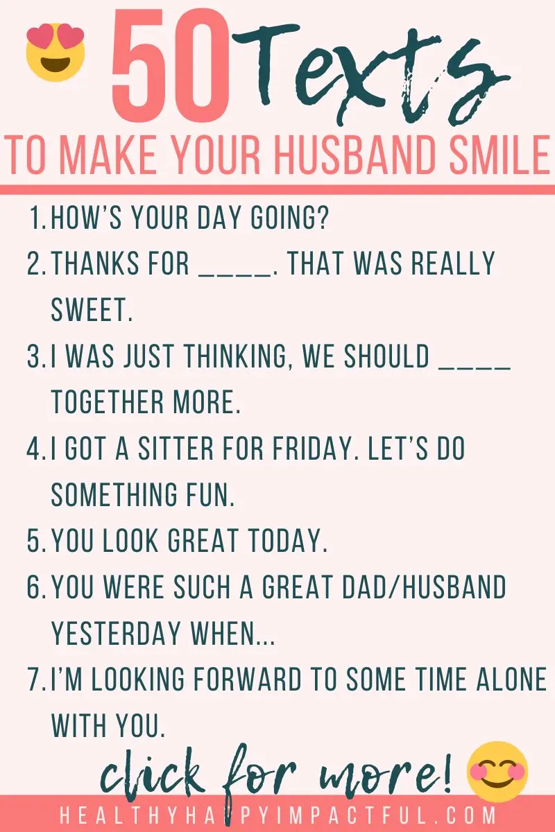 sweet things to say to your husband in text