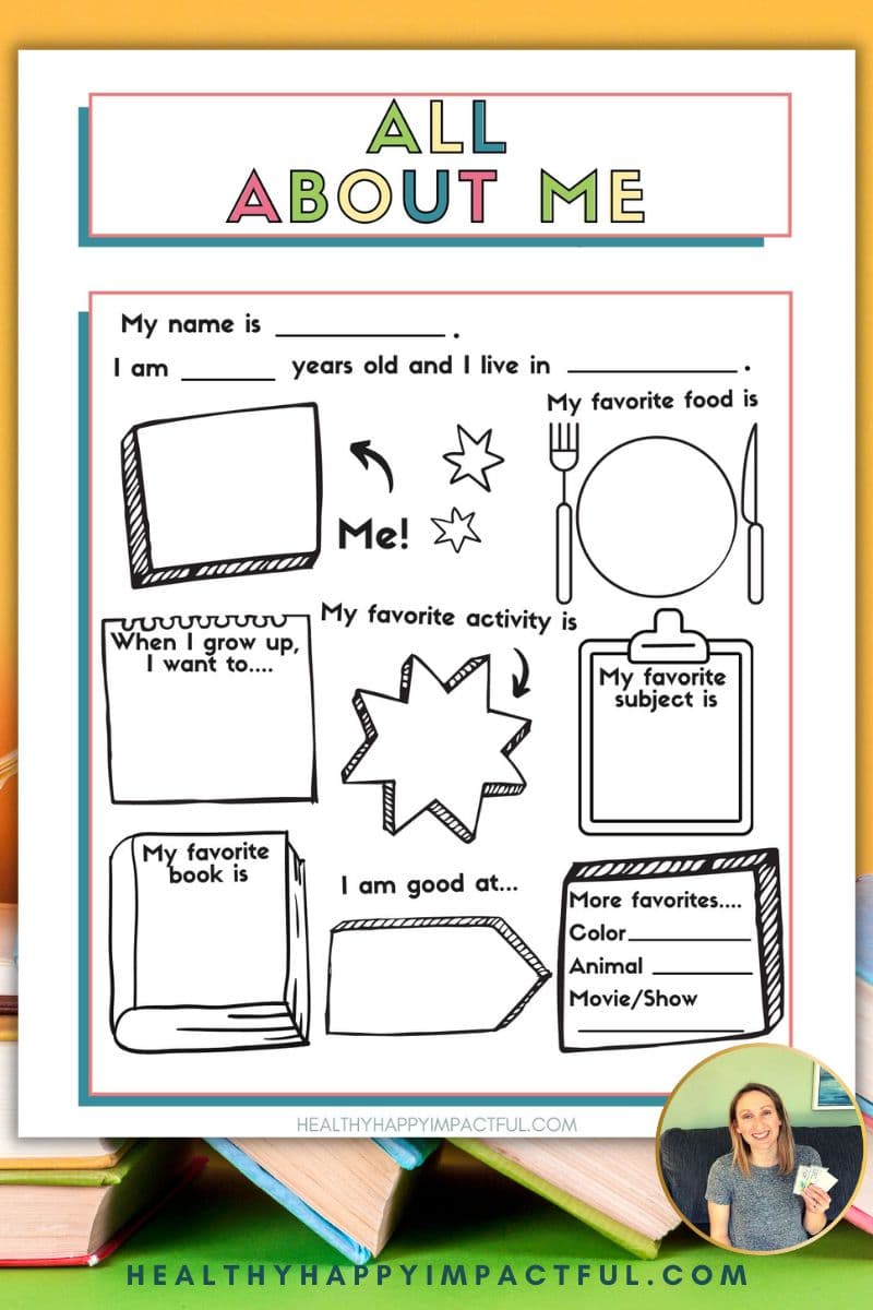 free printable all about me worksheet pdf