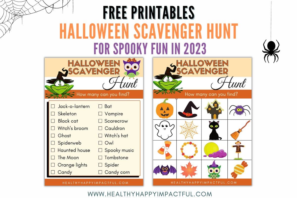 Best Halloween Scavenger Hunt for Kids (Free Printables 2024)