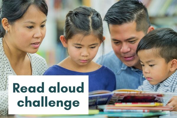 read aloud book reading challenge ideas for kids