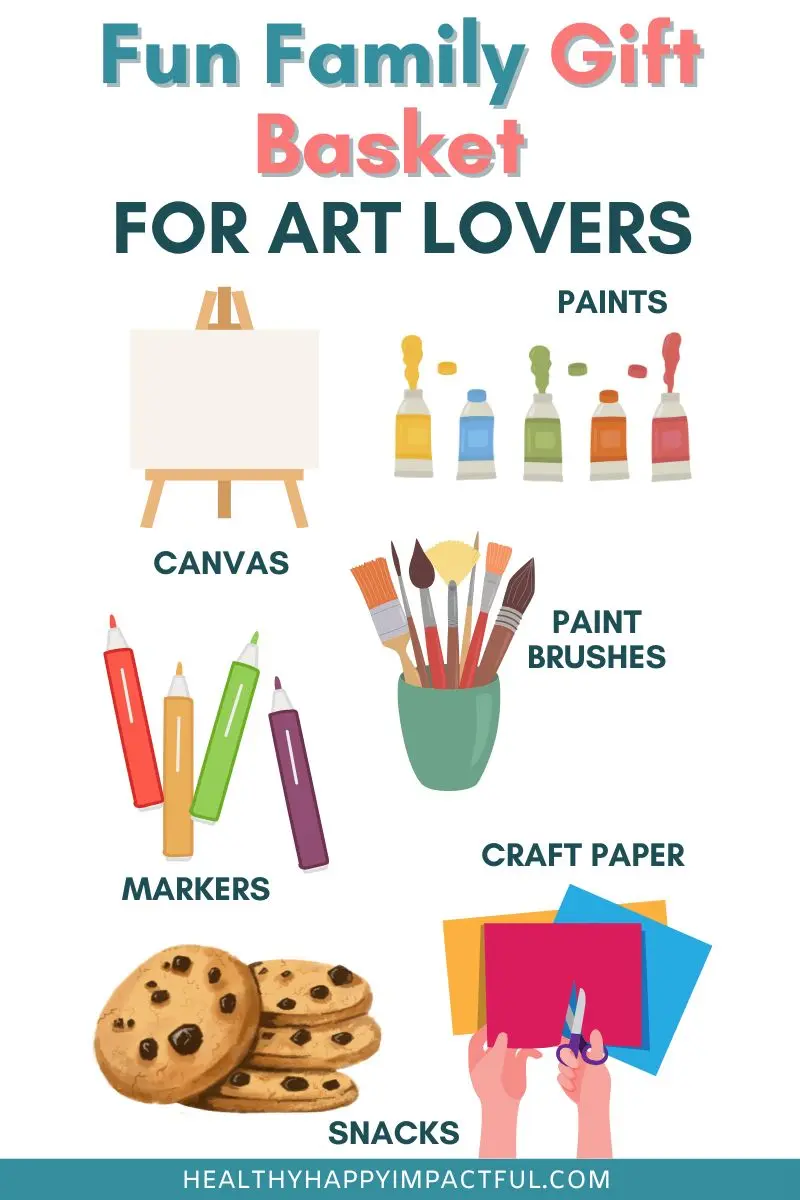 art lovers family gift basket ideas