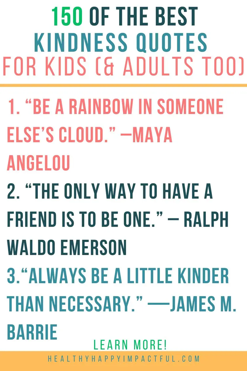 best quotes to inspire kindness in kids