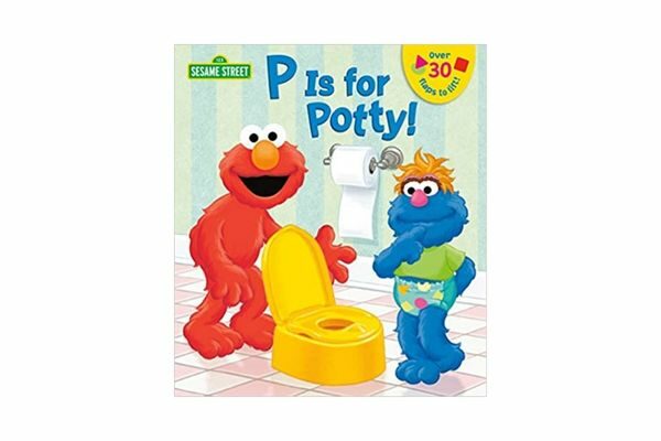 P is for Potty: Lift a flap board books for 1 year olds nonfiction