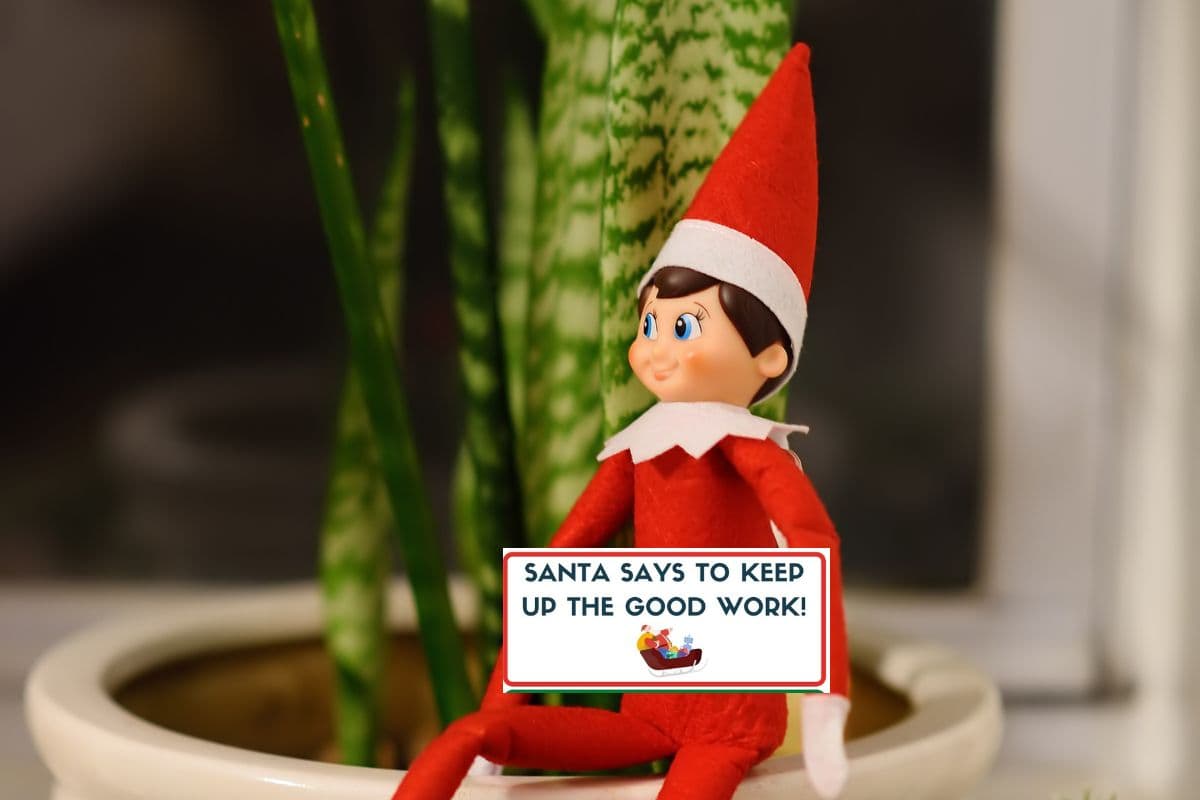 free notes letters from elf printable Note: Santa says to keep up the good work!