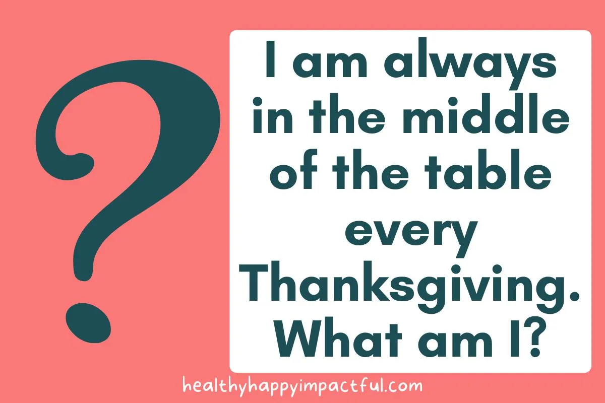 Thanksgiving riddles for kids with answers