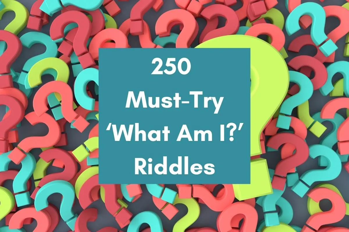 question featured image; what am I riddles funny