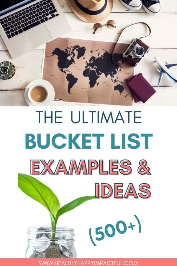 Bucket list examples that are unusual and inspiring for life
