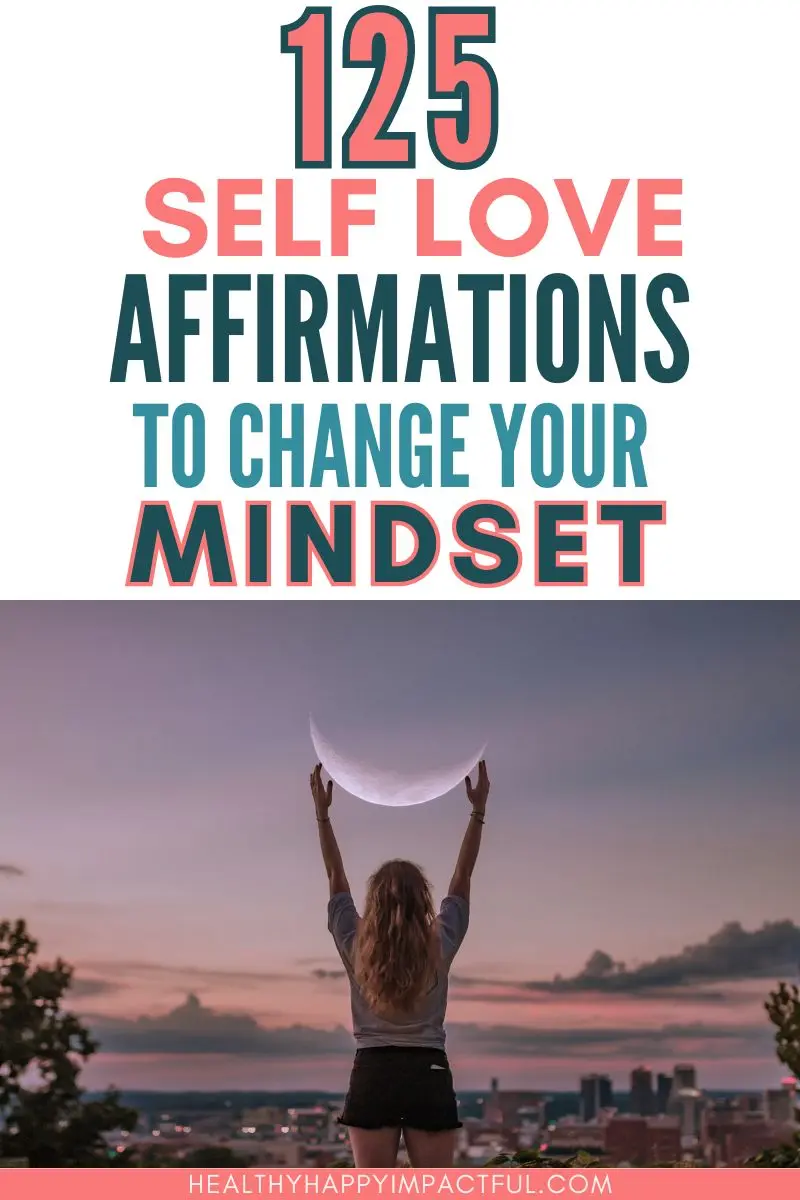 law of attraction self love healing affirmations pin