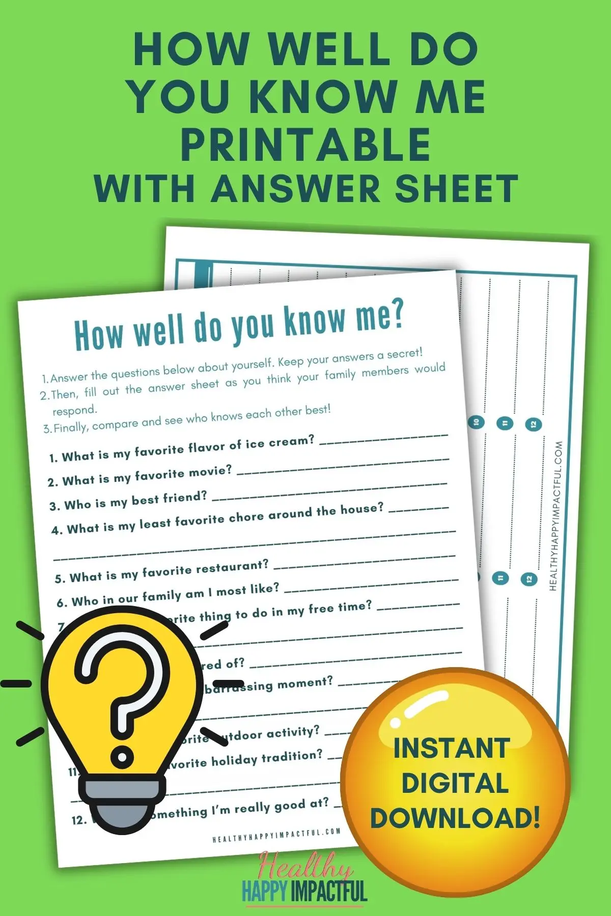 how well do you know me, all about me questions pdf printable worksheet