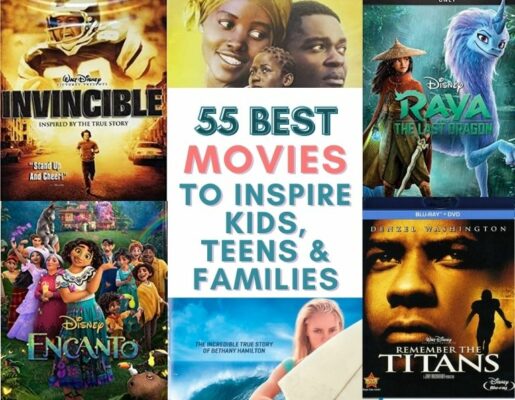55 Most Inspirational Movies For Kids, Students, & Teens
