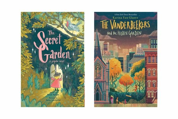 The Secret Garden and The Vanderbeekrs Hidden Garden; read aloud books about spring for kids