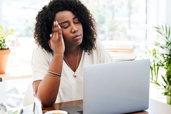 woman experiencing burnout