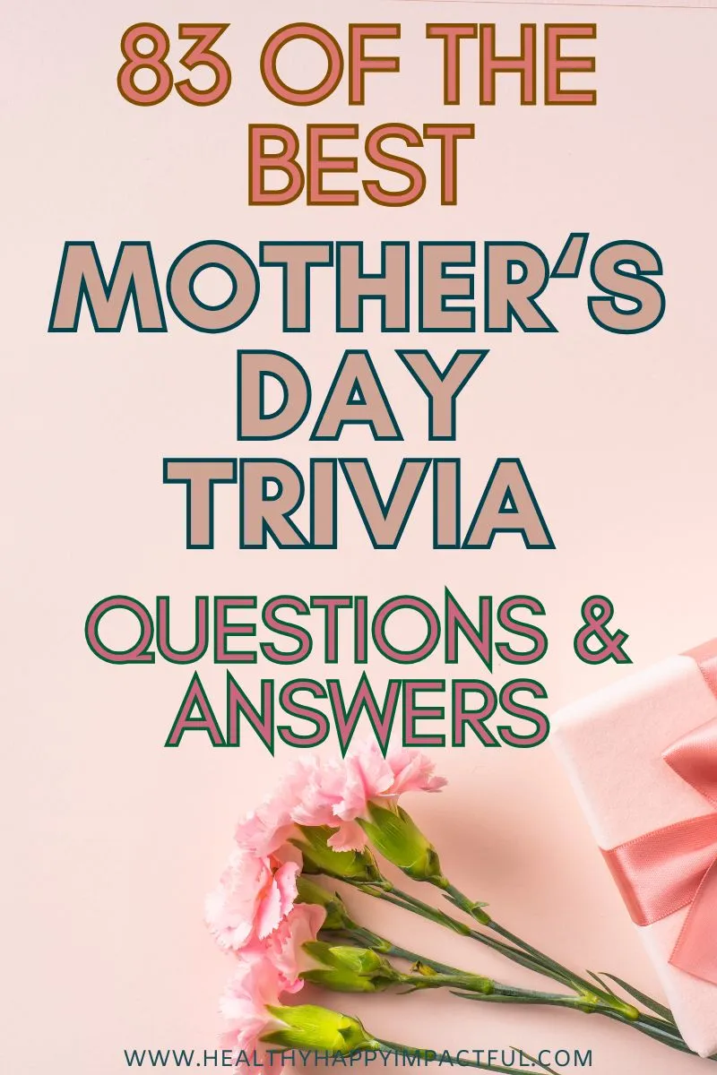 Mother's Day Trivia and fun facts for mom