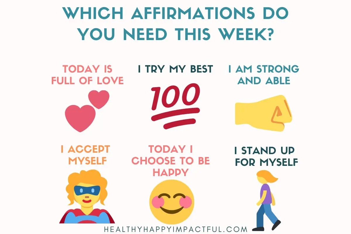 positive morning affirmations for women and moms examples