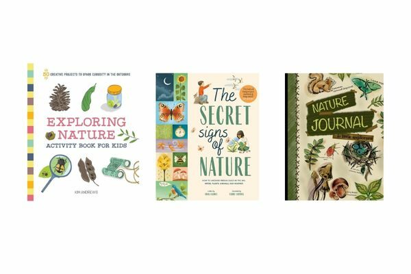 three nature books; scavenger hunt teen; park; hiking; fall; spring