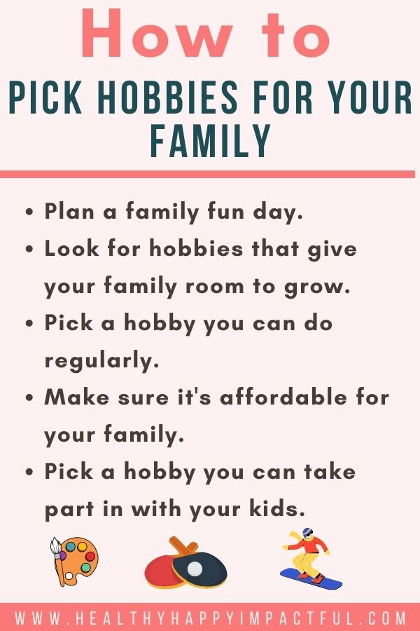 family hobby ideas pin, hobbies for families to try
