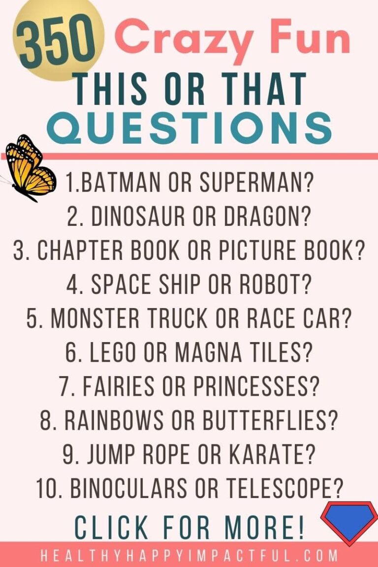 350 Best This or That Questions (Kids & Adults Will Beg For More!)