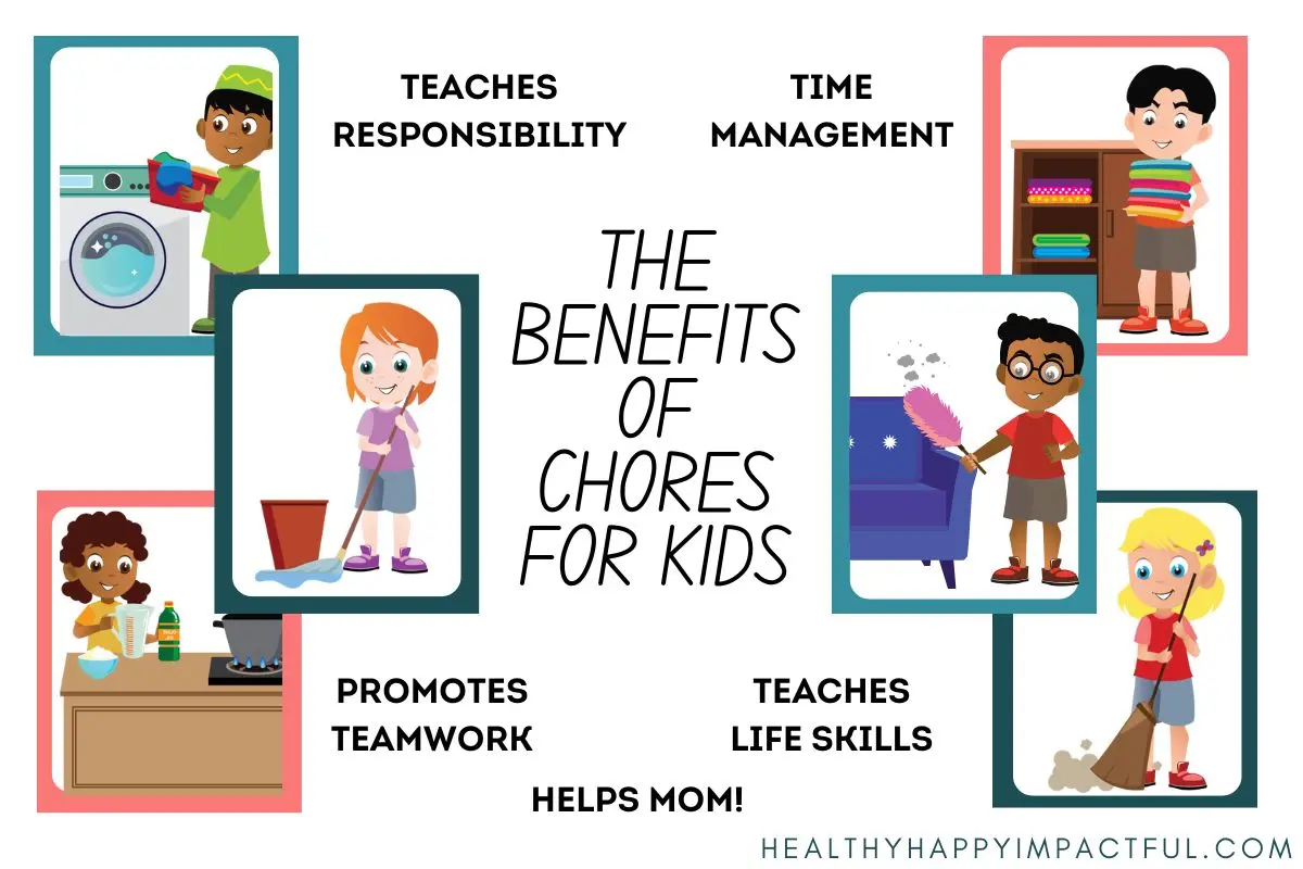 benefits of chores list for kids