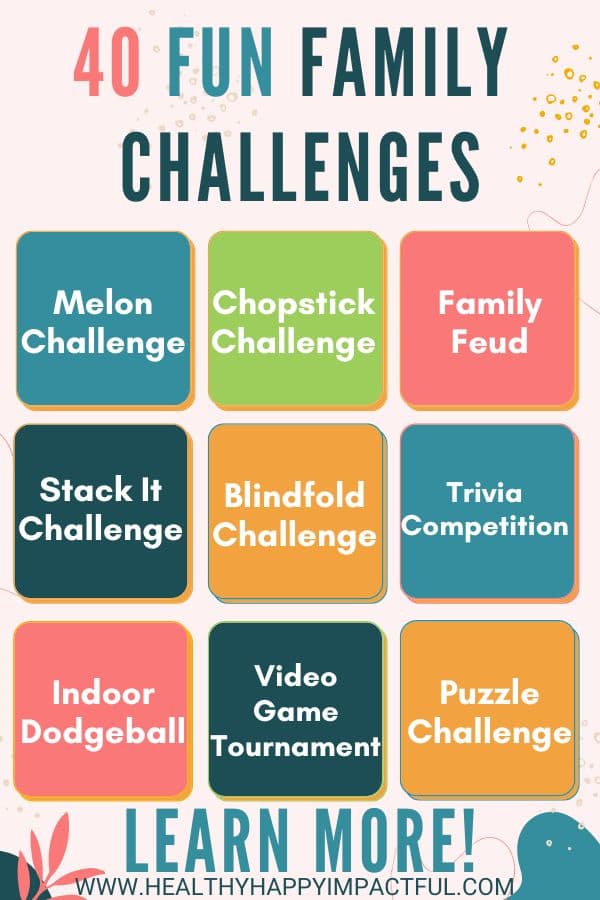 best fun family challenges and game ideas for families to do when you are bored with brother and sister