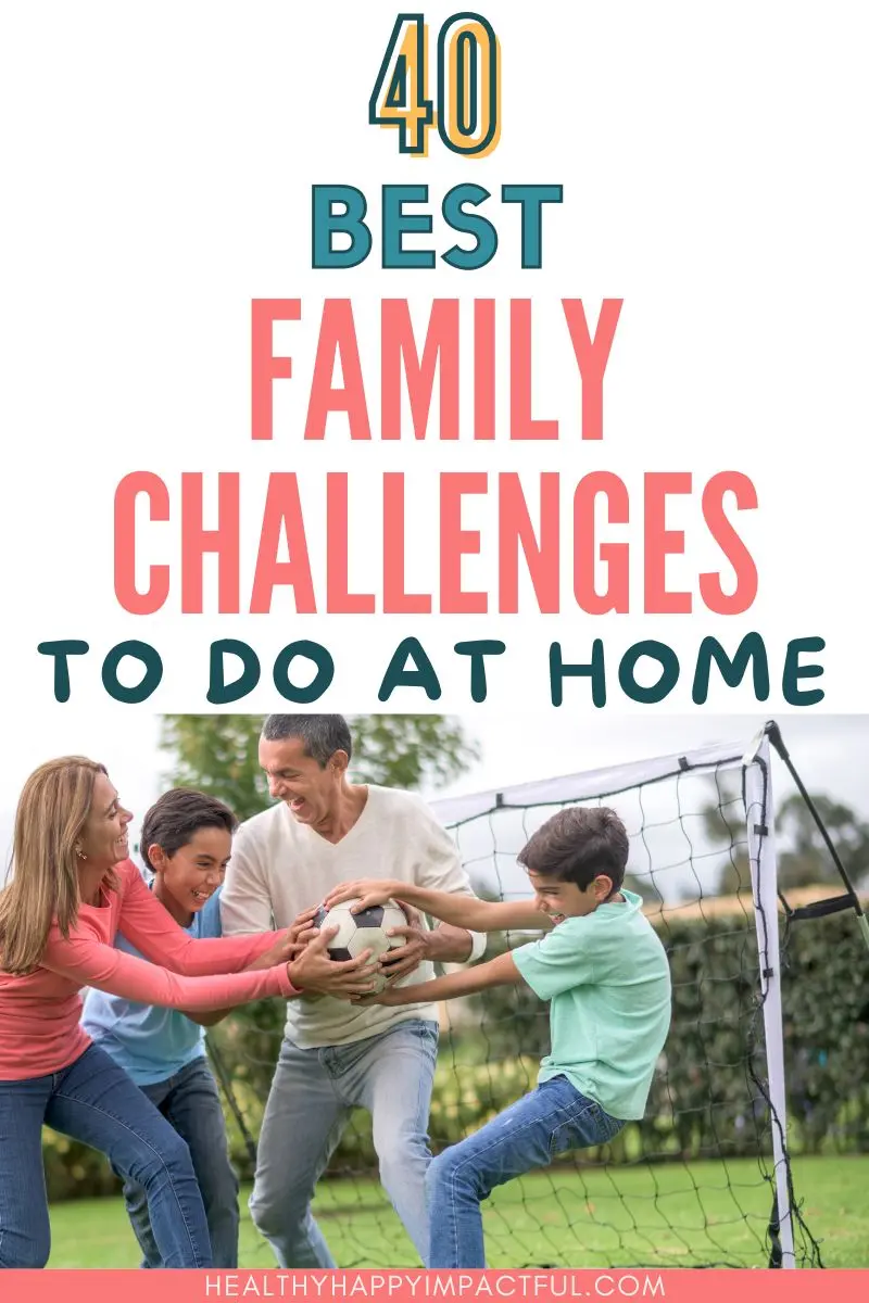 family challenges ideas, activities, and examples, soccer game