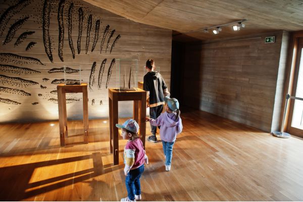 three kids in a museum; family staycation ideas near me