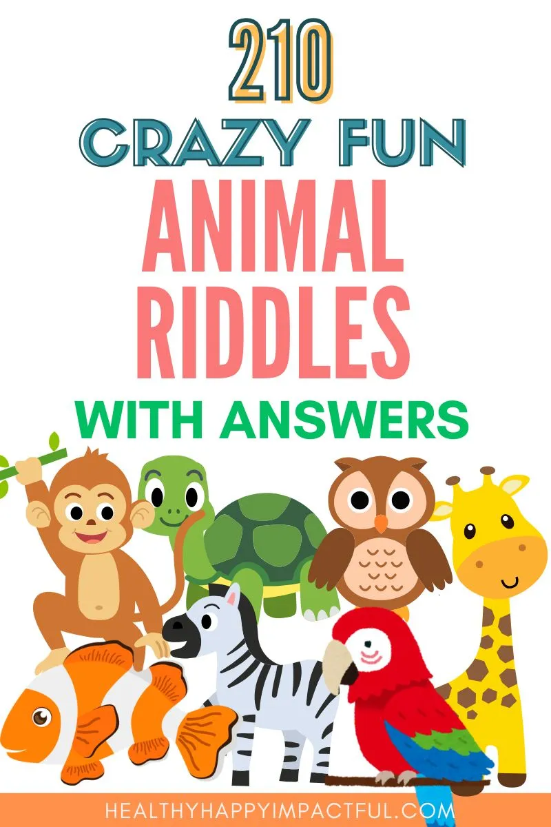 crazy fun animal riddles with answers