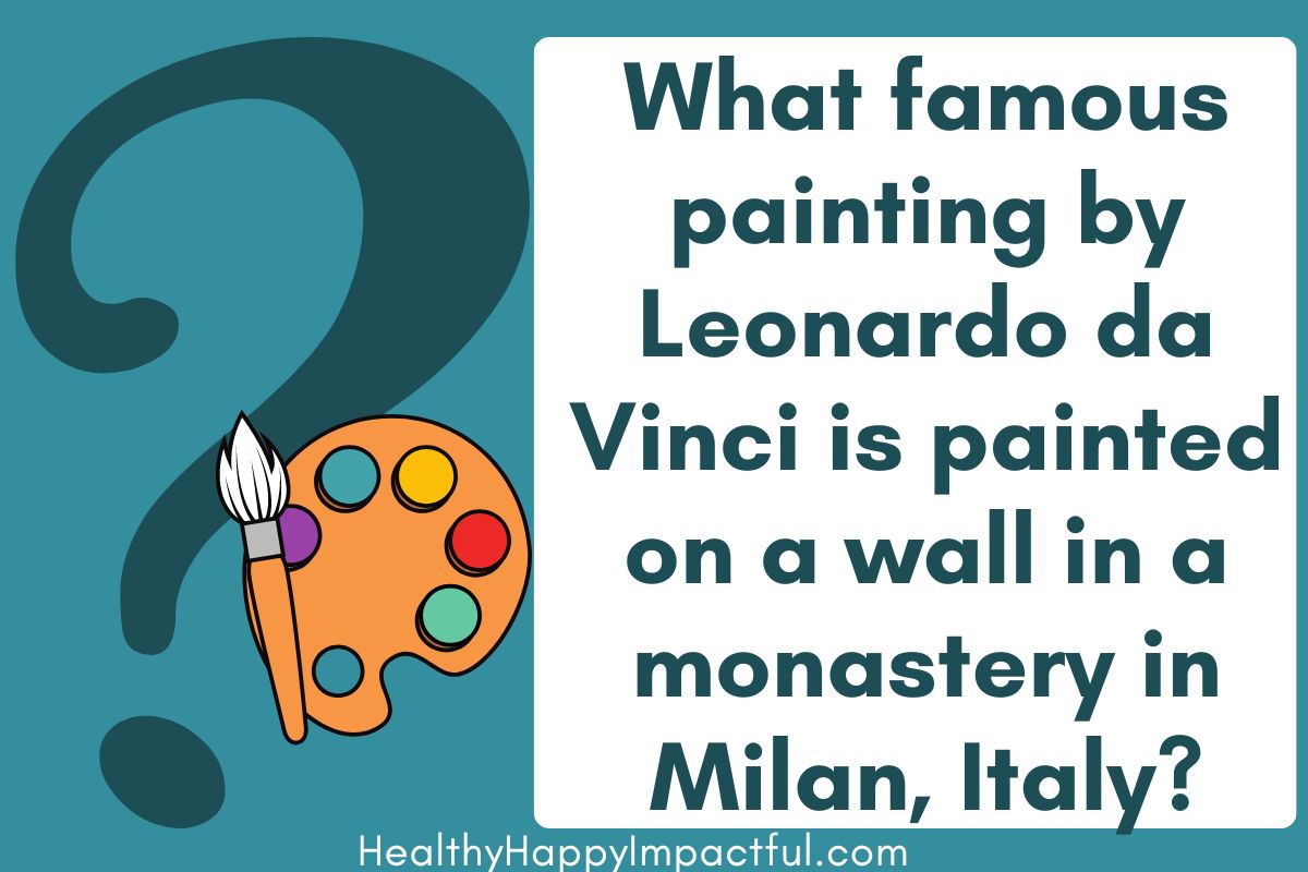 famous modern and ancient art trivia facts