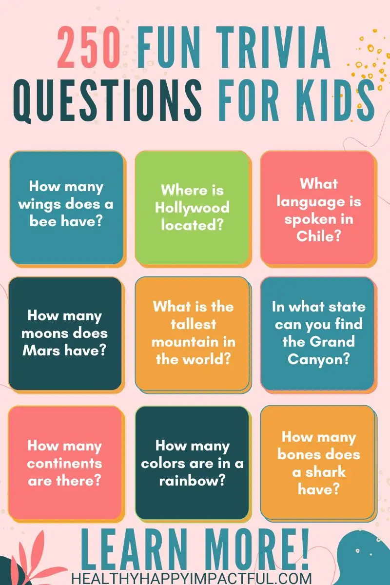 fun kids trivia questions game list