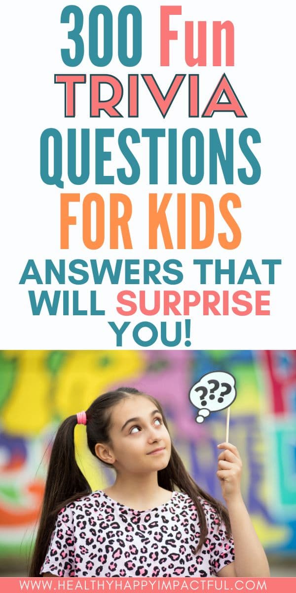 funny kids trivia facts from sports, science, and more