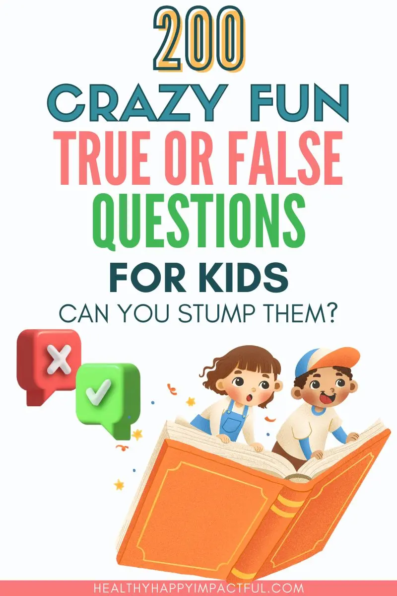 kids true or false questions