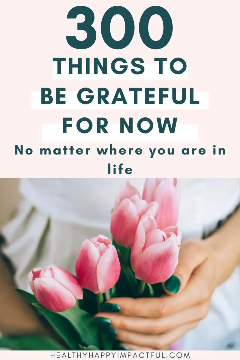 the big gratitude list of things to be grateful for pin