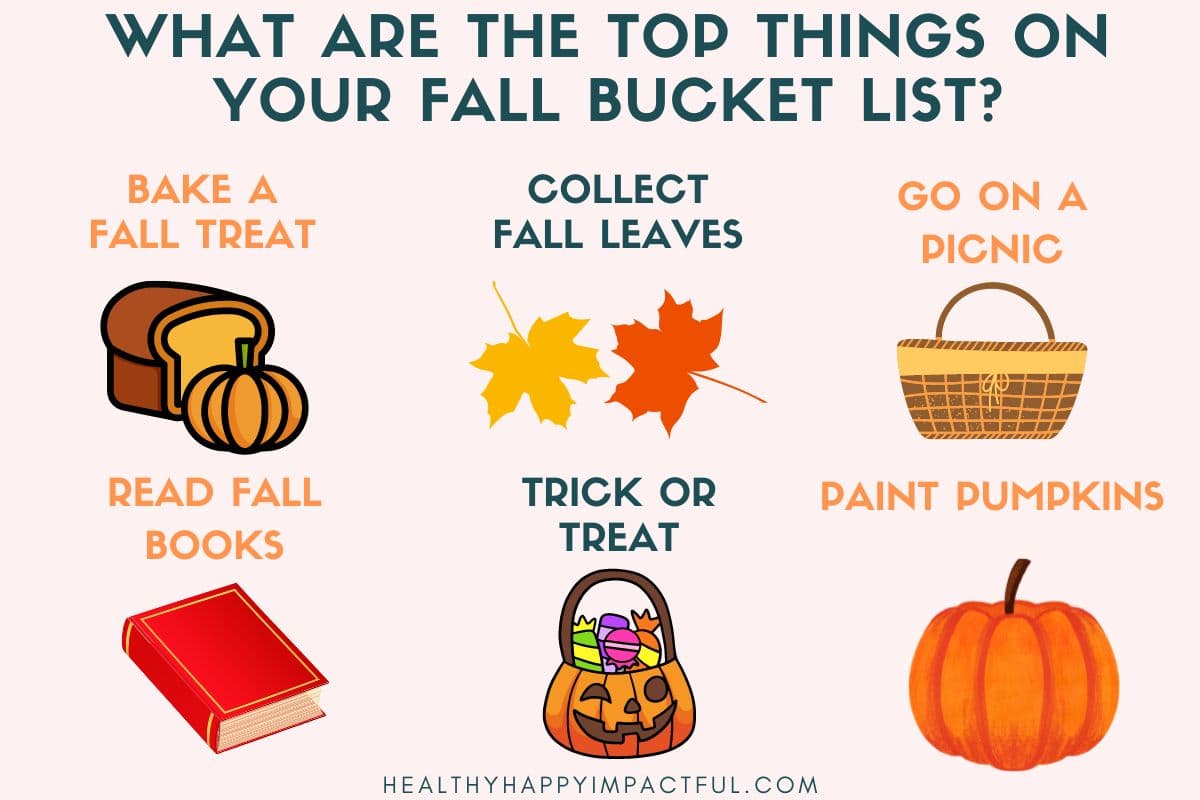 fall bucket list ideas