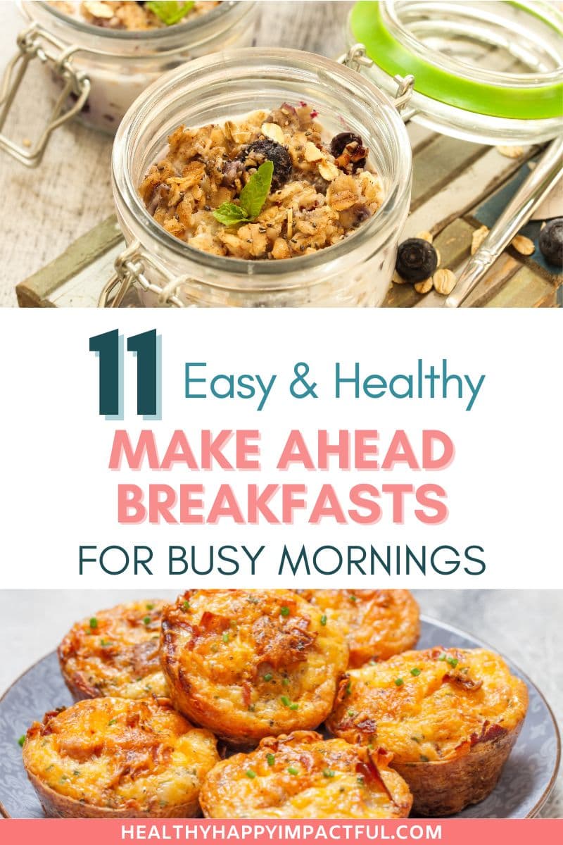 make ahead breakfast ideas for family and kids