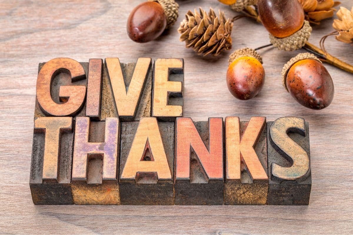 Give Thanks letters