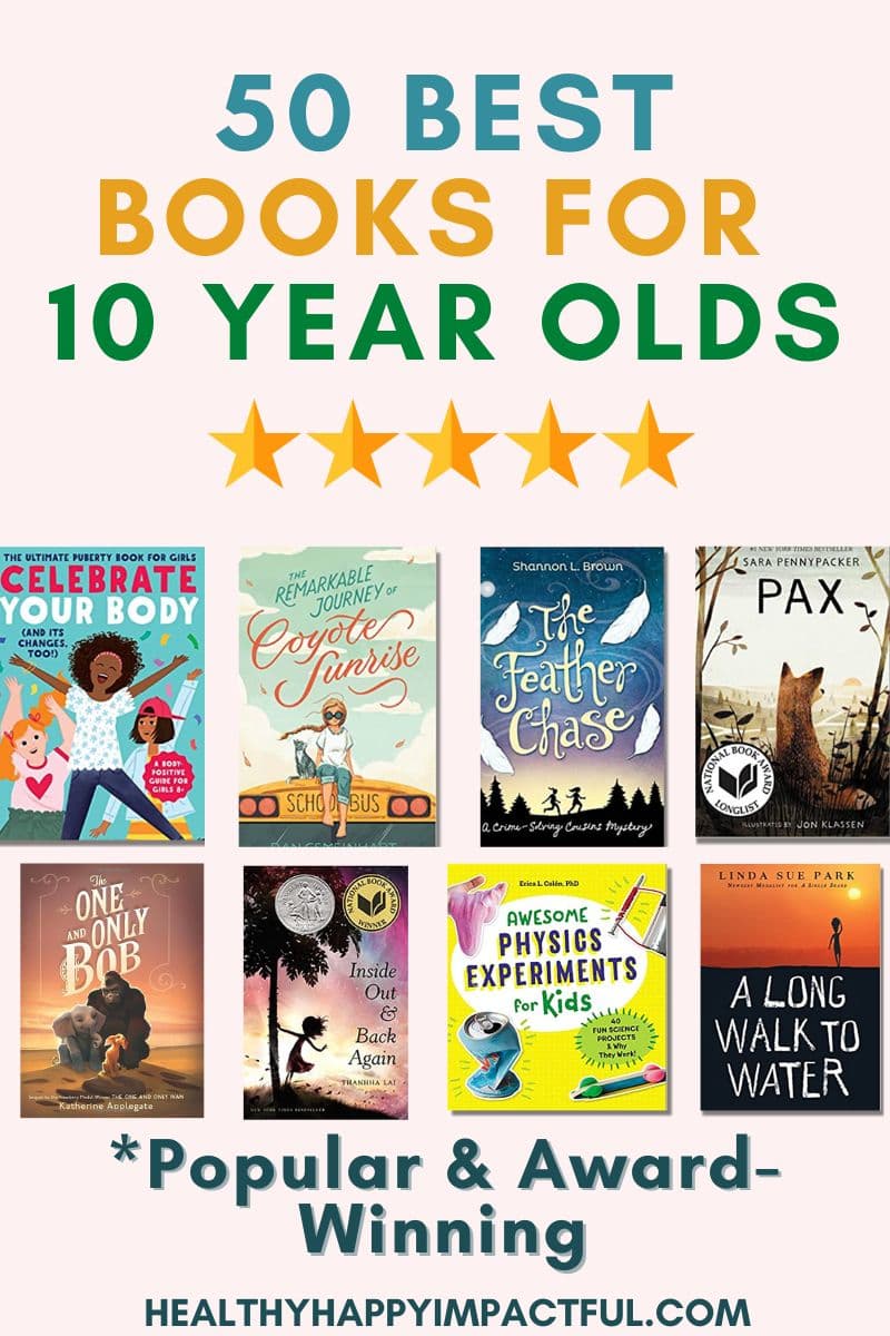 best 10 year old books for kids, girls, boys