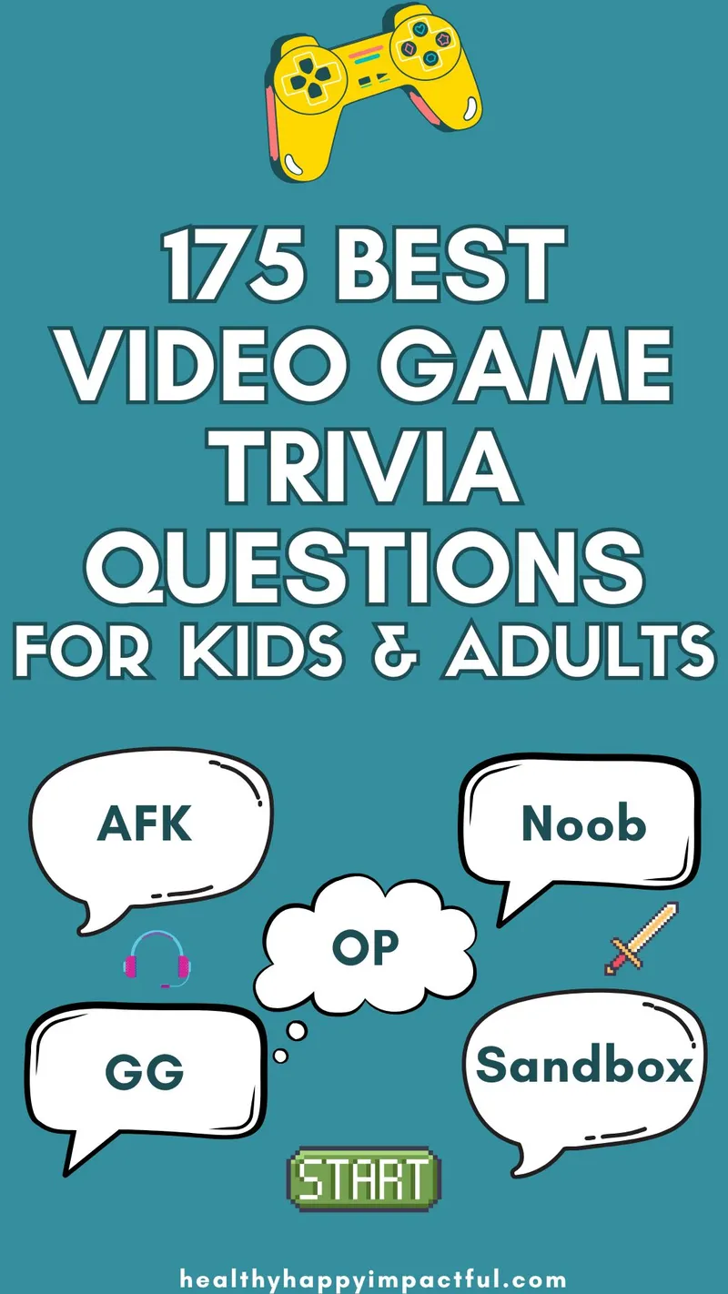 best video game trivia and fun facts for kids and adults