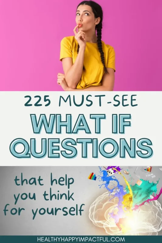 what if questions to ask about life, friends, couples, kids, and adults pin