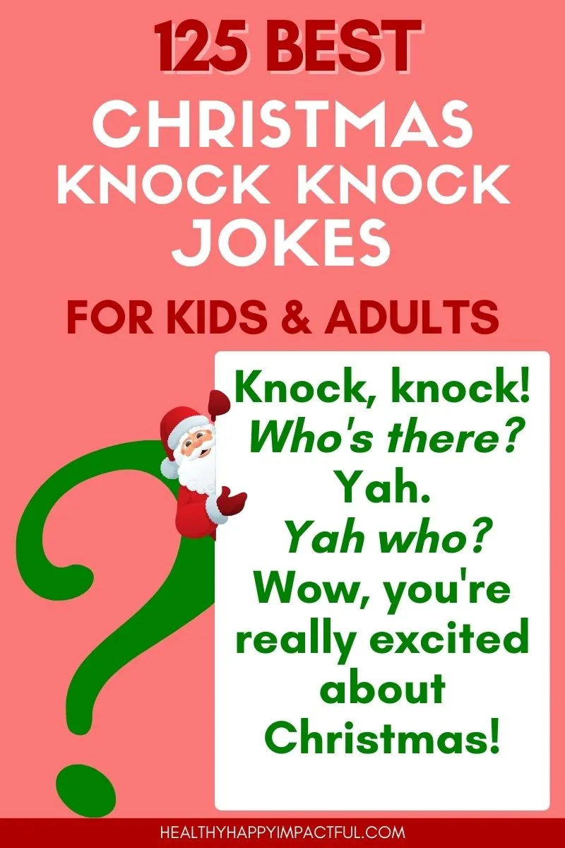 best knock knock jokes for Christmas fun